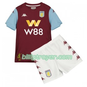Billige Fotballdrakter Aston Villa Barn Hjemmedraktsett 2019/20 Kortermet